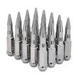 Load image into Gallery viewer, BLOX Racing Original Spike Forged Lug Nut 14x1.5mm - Chrome 20 Piece - Detail View