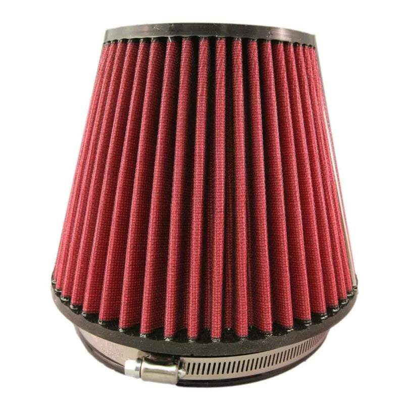 BLOX Racing Performance Filter Kit w/ 3.5inch Velocity Stack Black Filter and 3.5inch Silicone Hose - Main Product View