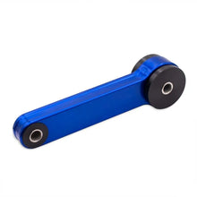 Load image into Gallery viewer, BLOX Racing Pitch Stop Mount - Universal Fits Most All Subaru - Blue Anodized - Side View