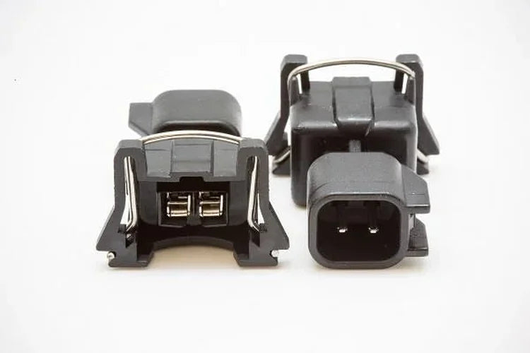 BLOX Racing Quick Connectors - EV4/EV14 to Denso (Set of 8) - Side View