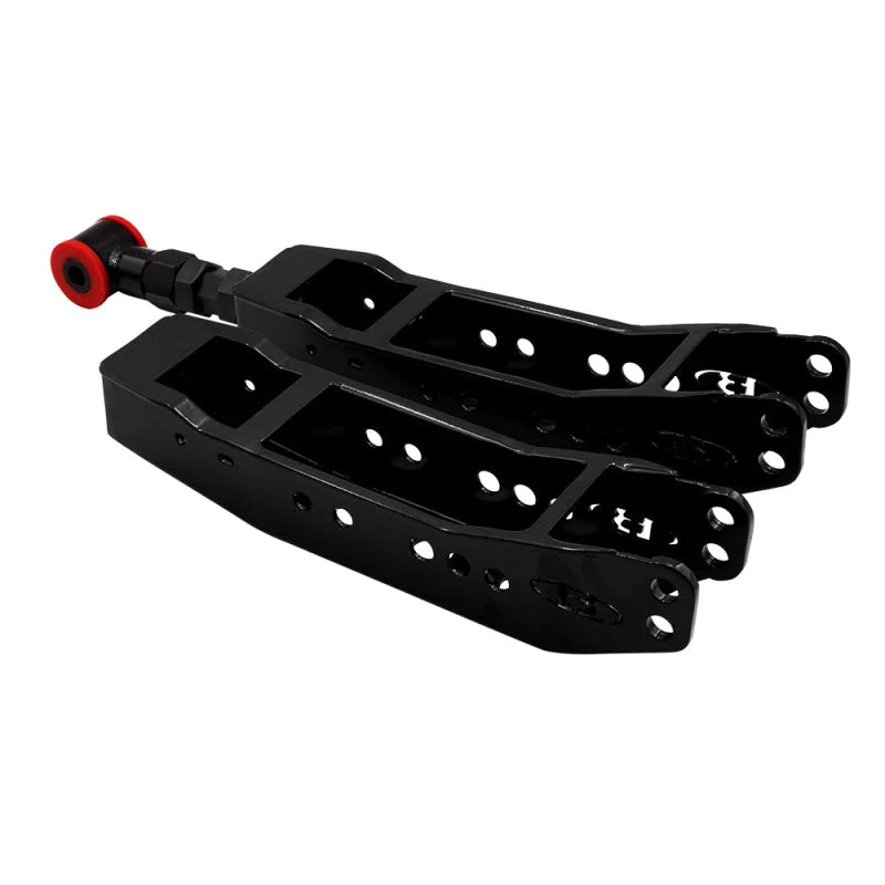 BLOX Racing Rear Lower Control Arms - Black (2013+ Subaru BRZ/Toyota 86 / 2008-2023 Subaru WRX/STI) - Side View