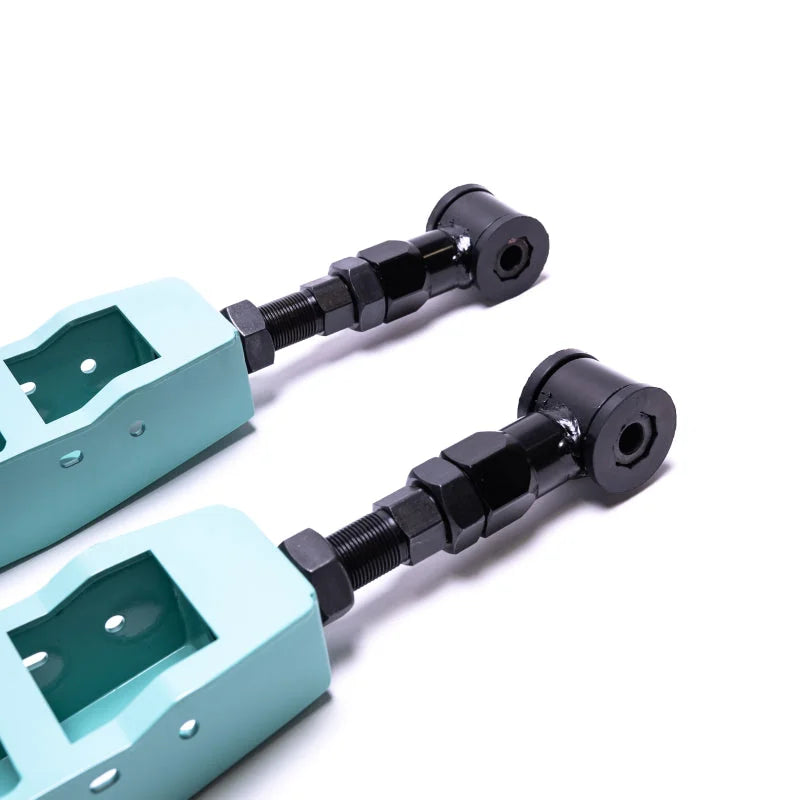 BLOX Racing Rear Lower Control Arms - Teal (2013+ Subaru BRZ/Toyota 86 / 2008-2023 Subaru WRX/STI) - Back View