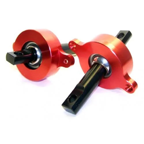 BLOX Racing Rear Trailing Arm Bushing Kit Red  - 88-00 Honda Civic / 90-01 Acura Integra - Side View