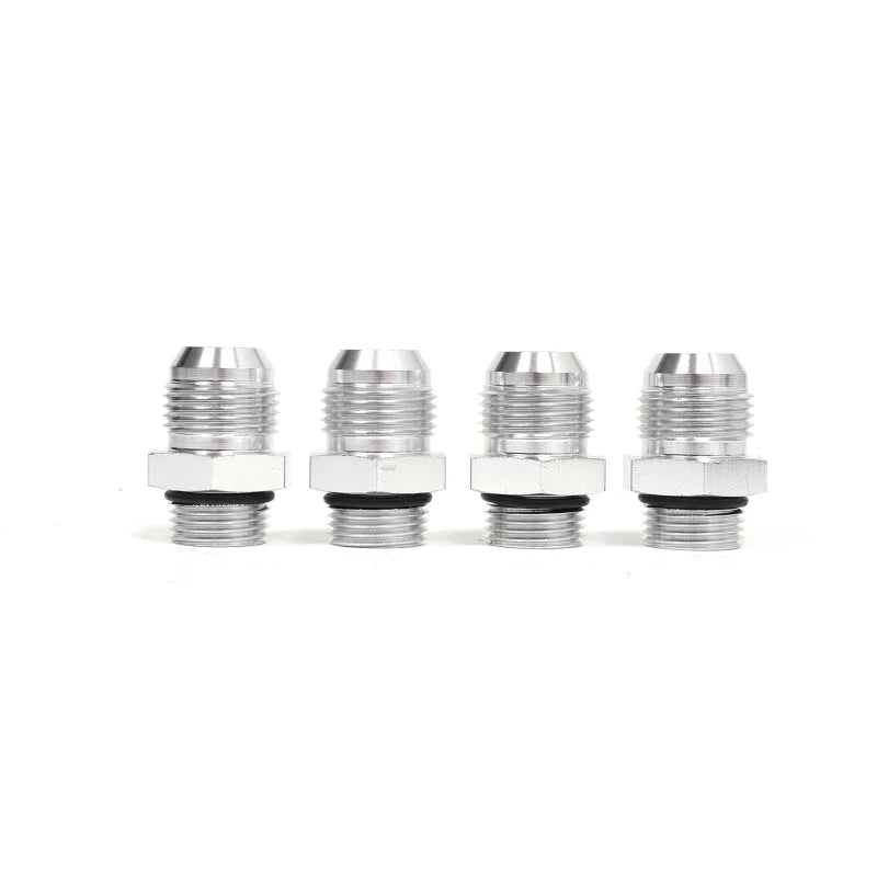 BLOX Racing Remote Oil Filter Relocation Kit - Polished - Back View