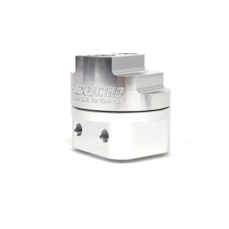 BLOX Racing Remote Oil Filter Relocation Kit - Polished - Installation View