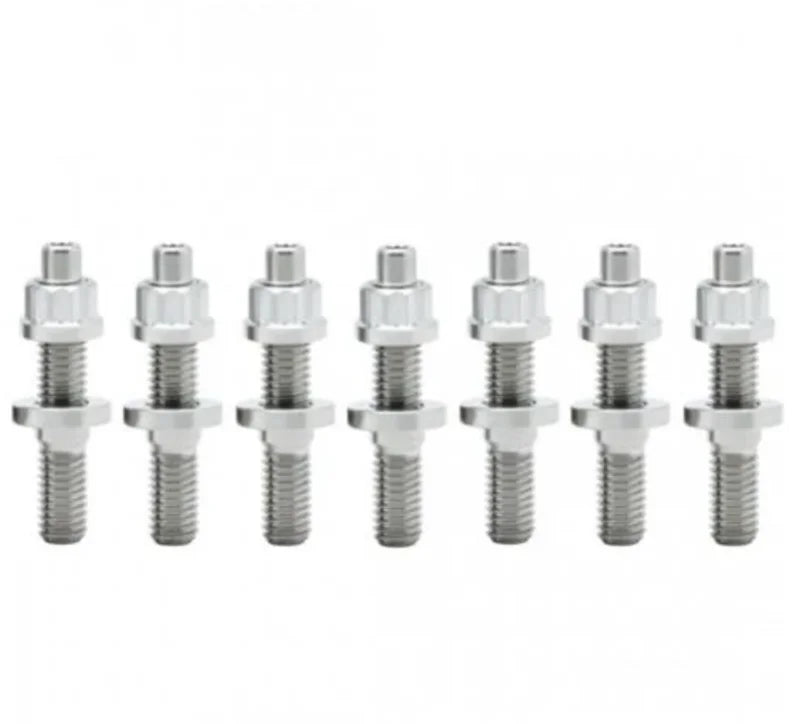 BLOX Racing SUS303 Stainless Steel Exhaust Manifold Stud Kit M8 x 1.25mm 45mm in Length - 9-piece - Main Product View