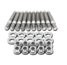 Load image into Gallery viewer, BLOX Racing SUS303 Stainless Steel Manifold Stud Kit M8 x 1.25mm 65mm in Length - 10-piece - Main Product View