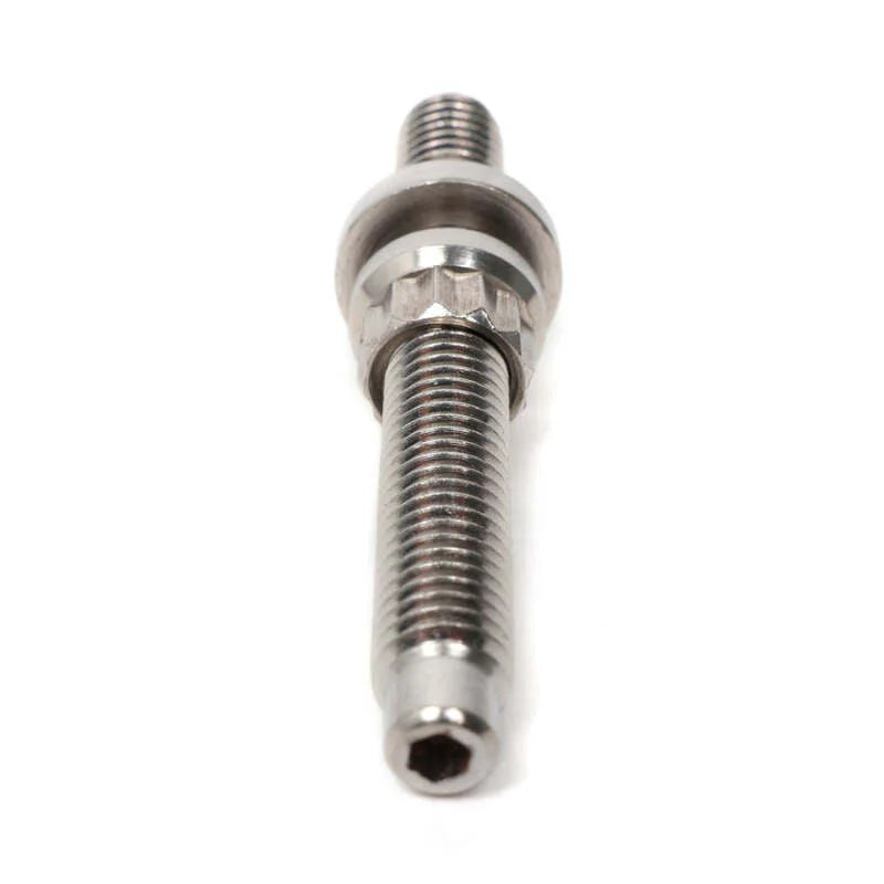 BLOX Racing SUS303 Stainless Steel Manifold Stud Kit M8 x 1.25mm 65mm in Length - 8-piece - Side View