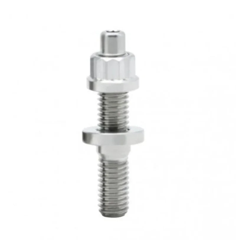 BLOX Racing SUS303 Stainless Steel Manifold Stud Kit M8 x 1.25mm 65mm in Length - Single - Back View