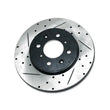 Load image into Gallery viewer, BLOX Racing Slotted And Cross-Drilled Rotor Left SIde - Main Product View