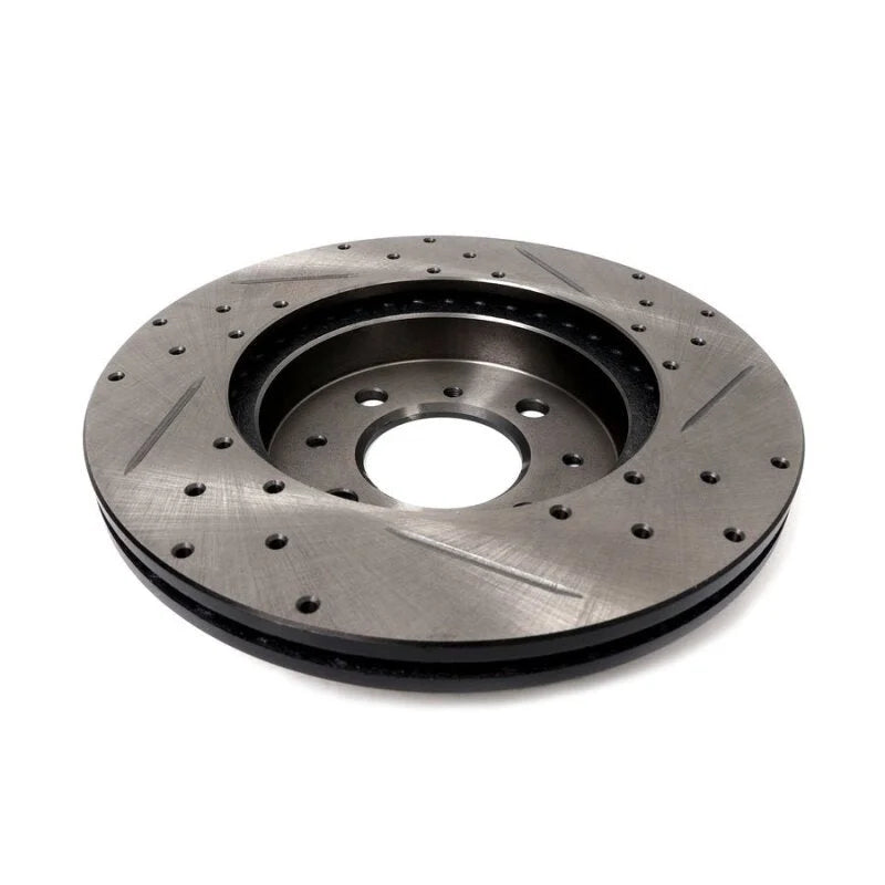 BLOX Racing Slotted And Cross-Drilled Rotor Left SIde - Additional View 6