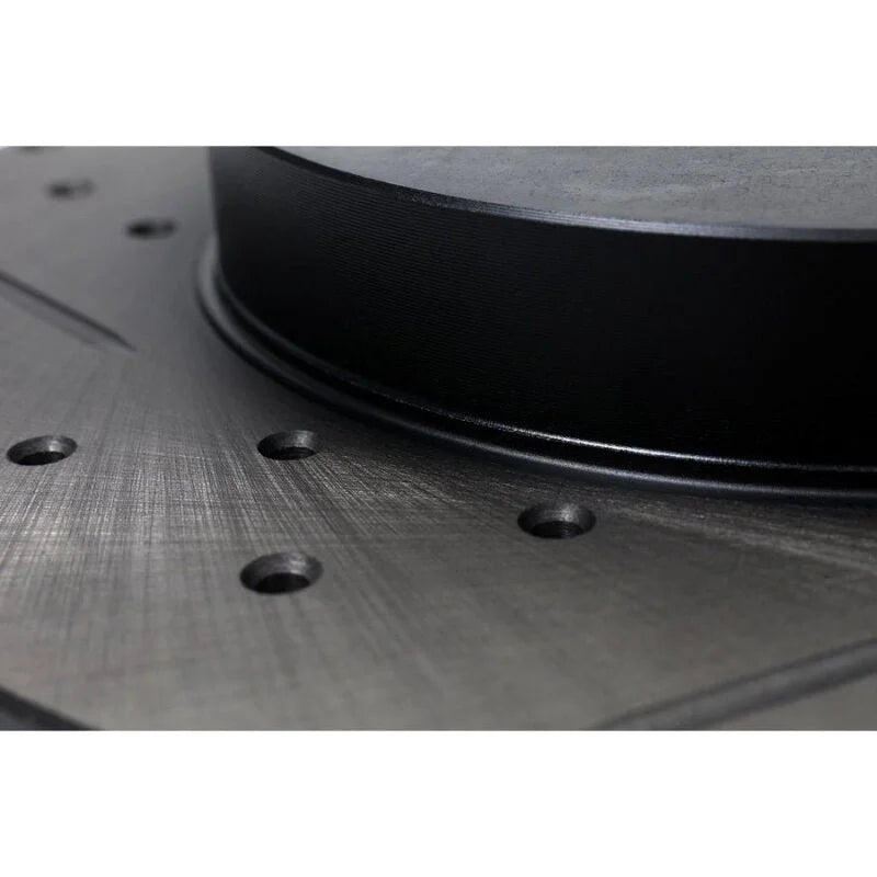 BLOX Racing Slotted And Cross-Drilled Rotor Left SIde - Additional View 7