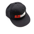 Load image into Gallery viewer, BLOX Racing Snapback Cap Black with Red and White Logo - Blox Racing - New Style Flat Bill