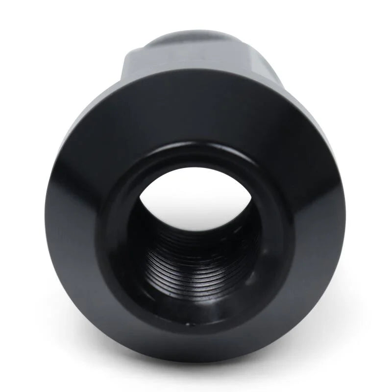 BLOX Racing Street Series Forged Lug Nuts - Black 12 x 1.5mm - Set of 20 (New Design) - Side View
