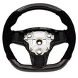 Load image into Gallery viewer, BLOX Racing Tesla Model 3 and Y Carbon/Alcantara Steering Wheel Red Stitching