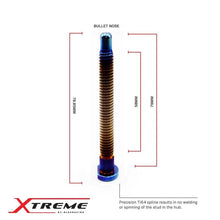 Load image into Gallery viewer, BLOX Racing Titanium Extended Wheel Studs M12X1.5mm 10Pcs Honda Fitment - Burnt - Main Product View