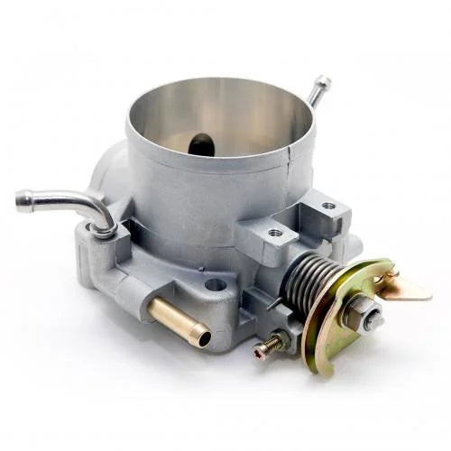 BLOX Racing Tuner Series Cast Aluminum 66mm Throttle Body fits 1990-2001 Acura Integra GS / GS-R / LS / RS - Side View