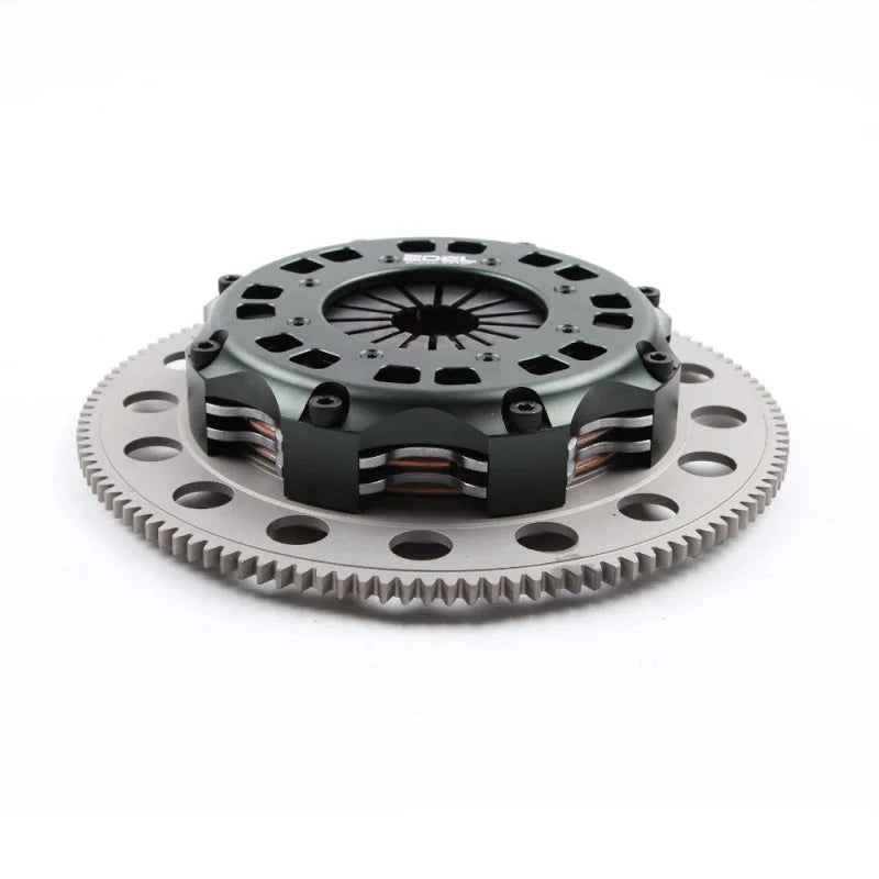 BLOX Racing Twin Disc Race 7.25in Clutch by Edel fits Acura / Honda B-Series - Back View