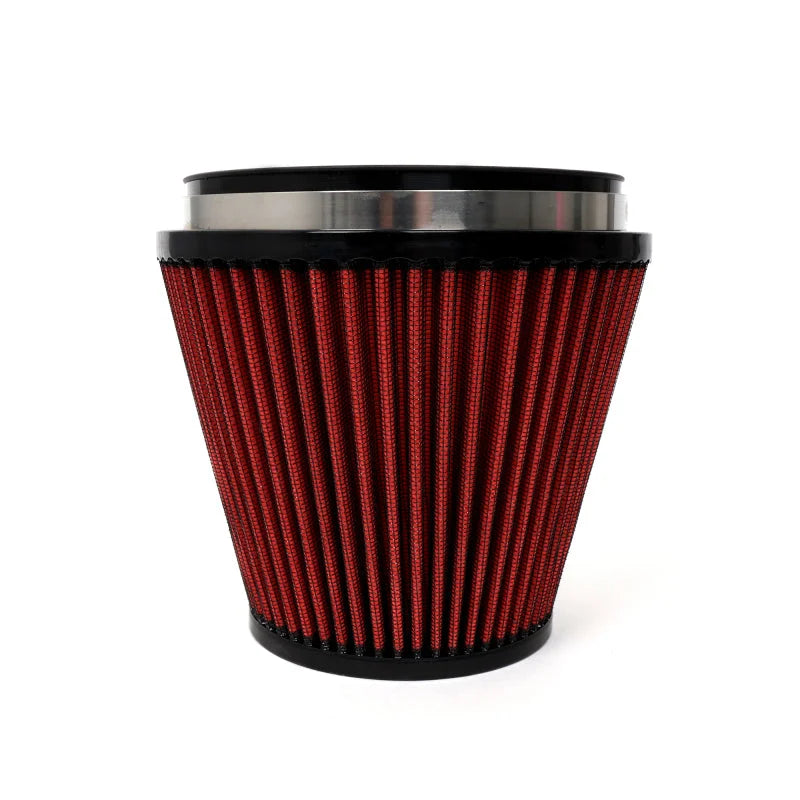 BLOX Racing Universal 6in ID Inlet Air Filter 7in Height - Back View