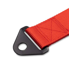 Load image into Gallery viewer, BLOX Racing Universal Tow Strap With BLOX Logo - Red - Main Product View