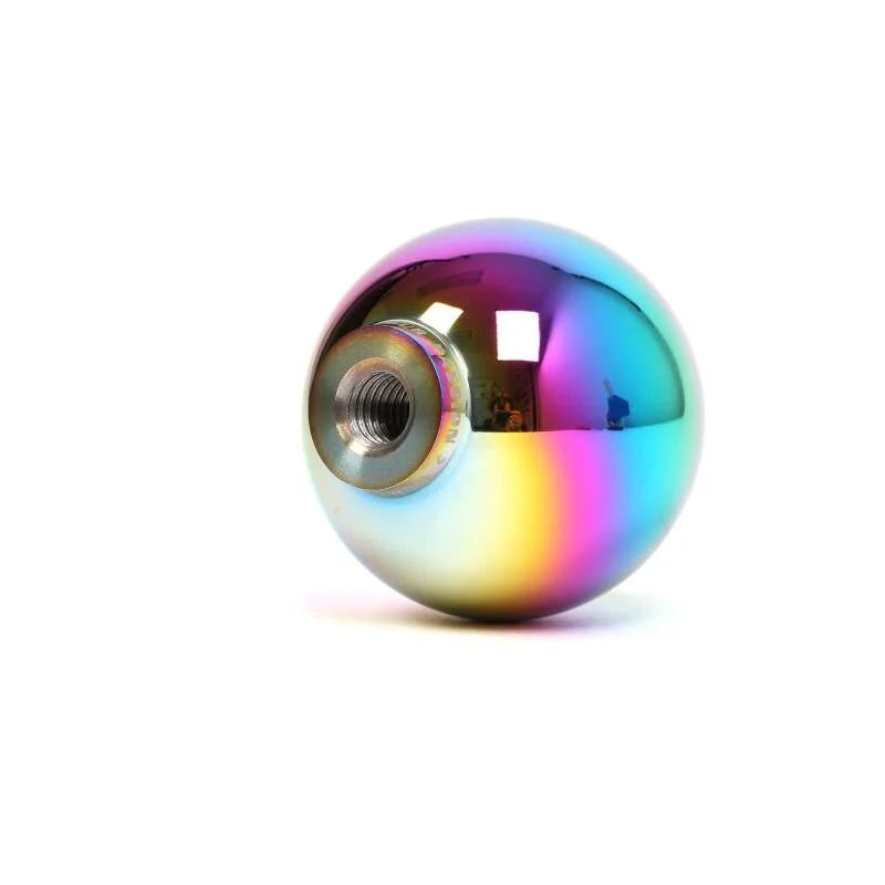 BLOX Racing V2 - 490 Limited Series Spherical Shift Knob 10X1.25 - Neo Chrome - Back View