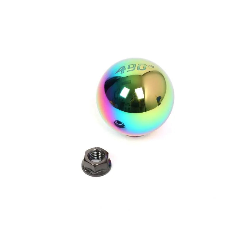 BLOX Racing V2 - 490 Limited Series Spherical Shift Knob 12X1.25 - Neo Chrome - Installation View