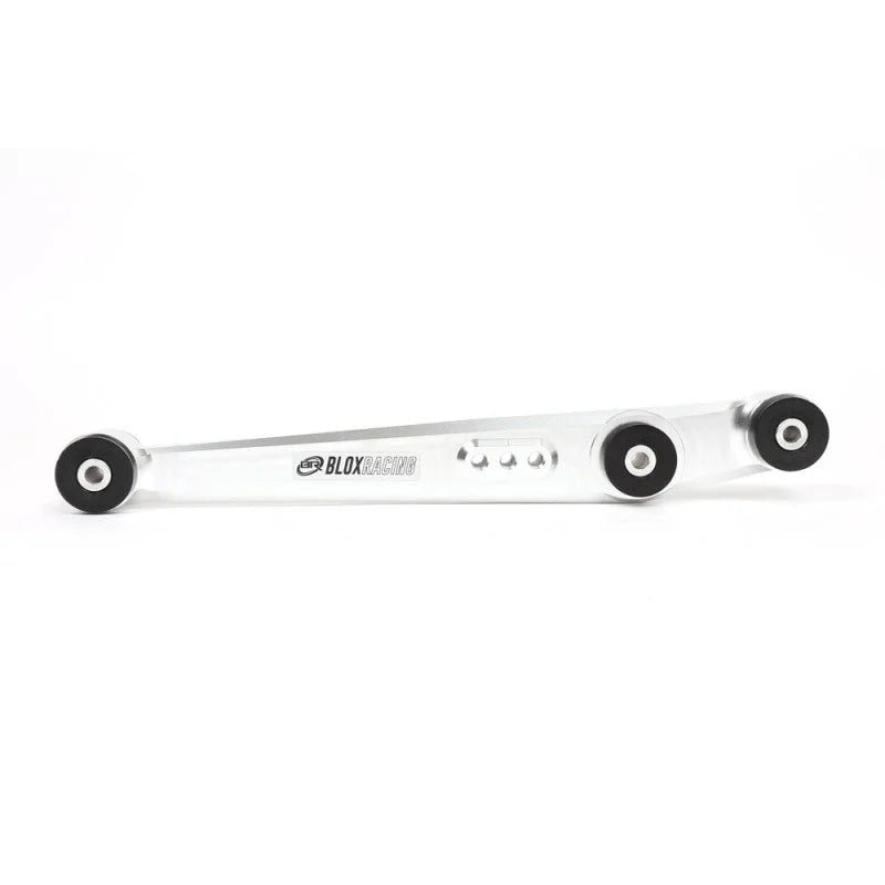 BLOX Racing V2 Billet Rear Lower Control Arms Poly Bushings 96-00 Honda Civic - Raw - Installation View
