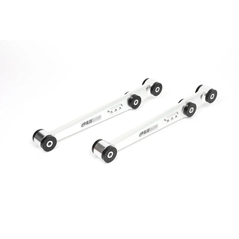BLOX Racing V2 Billet Rear Lower Control Arms Poly Bushings 96-00 Honda Civic - Raw - Additional View 5