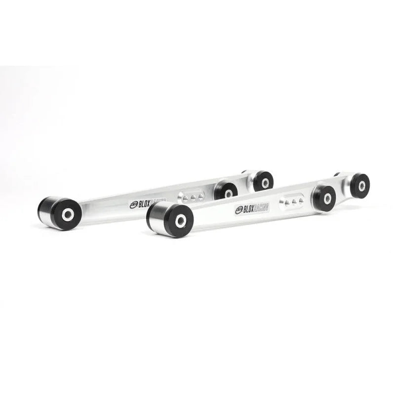 BLOX Racing V2 Billet Rear Lower Control Arms Poly Bushings 96-00 Honda Civic - Raw - Additional View 9