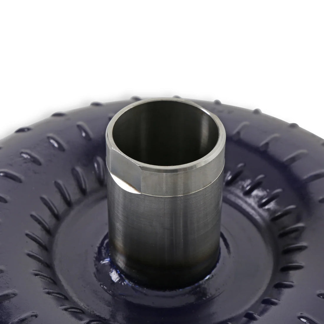 B&M 1.375-inch Crank - 7/16-inch Bolt Circle - 2400-2800 RPM Stall fits 1965-1996 Ford / Lincoln - Back View