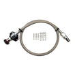 Load image into Gallery viewer, B&amp;M 22168 B&amp;M Locking Auto Trans Dipstick &amp; Tube - Billet Aluminum/Stainless Steel Braided - Side View