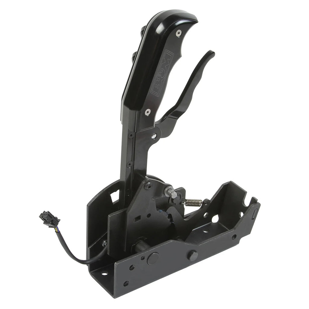 B&M Automatic Shifter with Console Plate fits 2012-2018 Jeep Wrangler JK - Side View