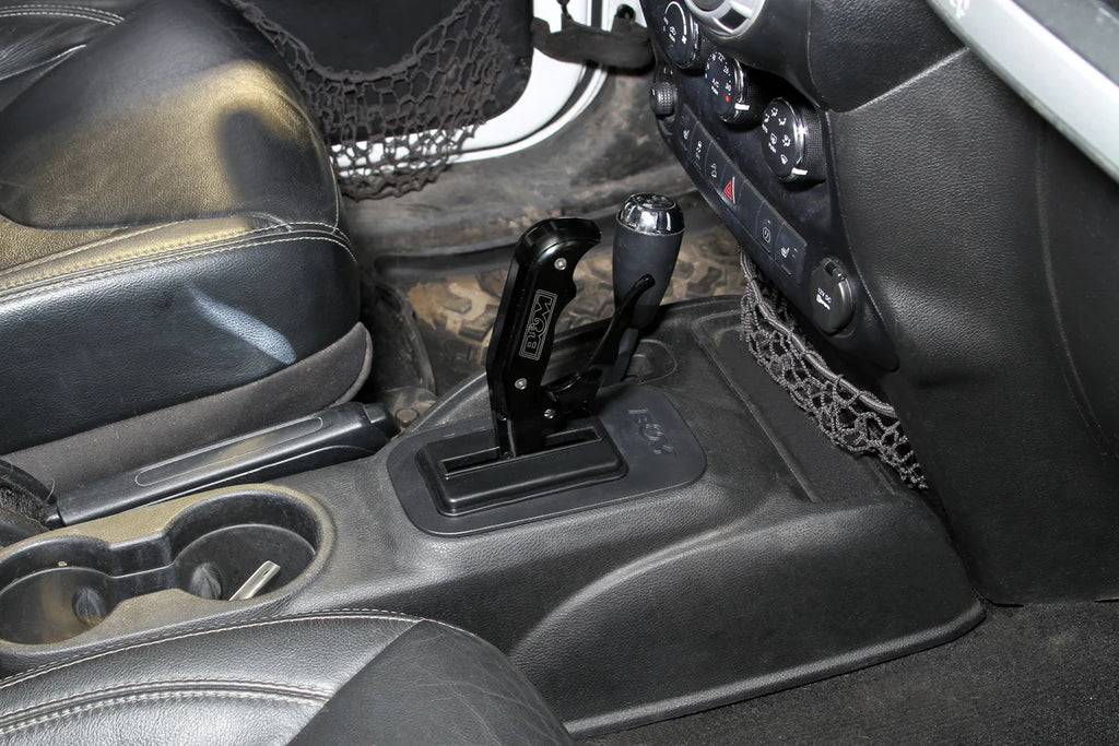B&M Automatic Shifter with Console Plate fits 2012-2018 Jeep Wrangler JK - Additional View 7