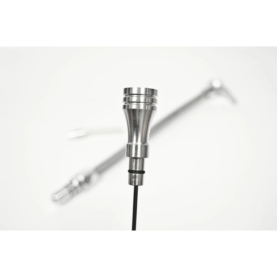 B&M B&M Auto Transmission Dipstick & Tube - Billet Aluminum/Stainless Steel Braided 22166 - Additional View 5