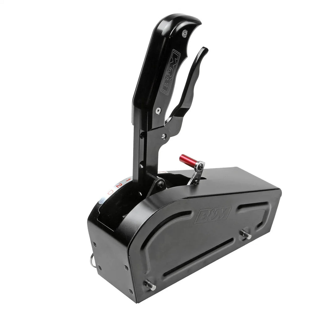 B&M B&M Automatic Gated Shifter - Magnum Grip Stealth Pro Stick 81052 - Back View