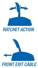 Load image into Gallery viewer, B&amp;M B&amp;M Automatic Ratchet Shifter - Magnum Grip Stealth Pro Ratchet 81119 - Front View