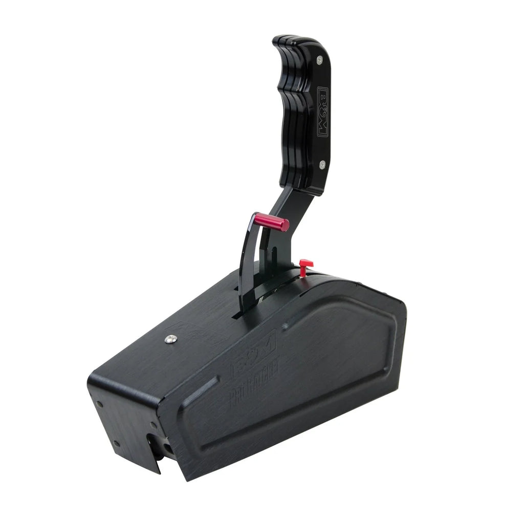 B&M B&M Automatic Ratchet Shifter - Magnum Grip Stealth Pro Ratchet 81120 - Side View