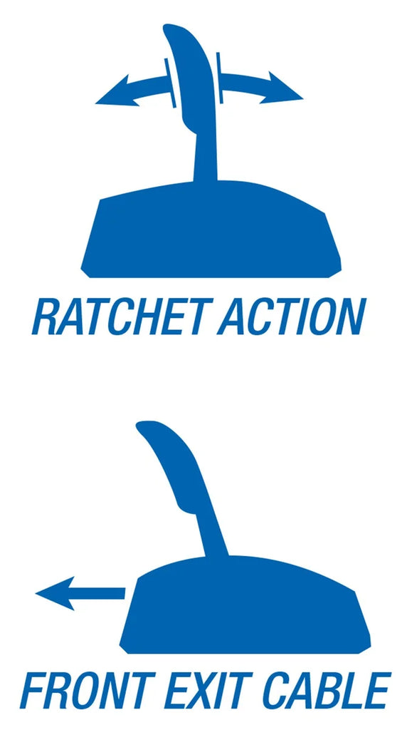 B&M B&M Automatic Ratchet Shifter - MegaShifter 80690 - Front View