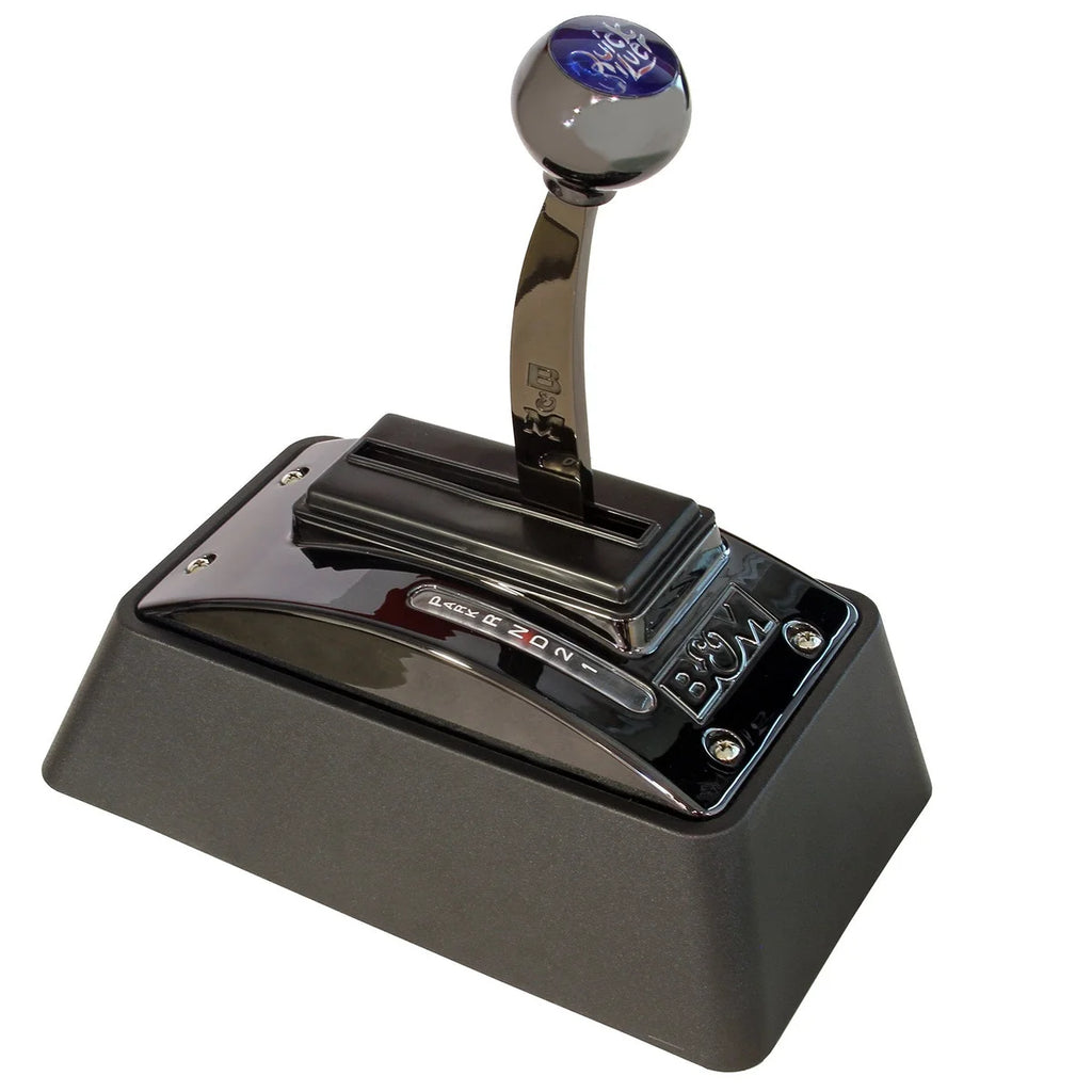 B&M B&M Automatic Ratchet Shifter - Quicksilver - Black 81683 - Main Product View