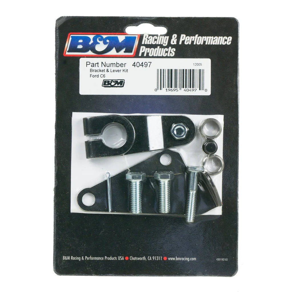 B&M B&M Cable Bracket & Shift Lever Kit fits 1966-1996 Ford / Lincoln / Mercury - Detail View