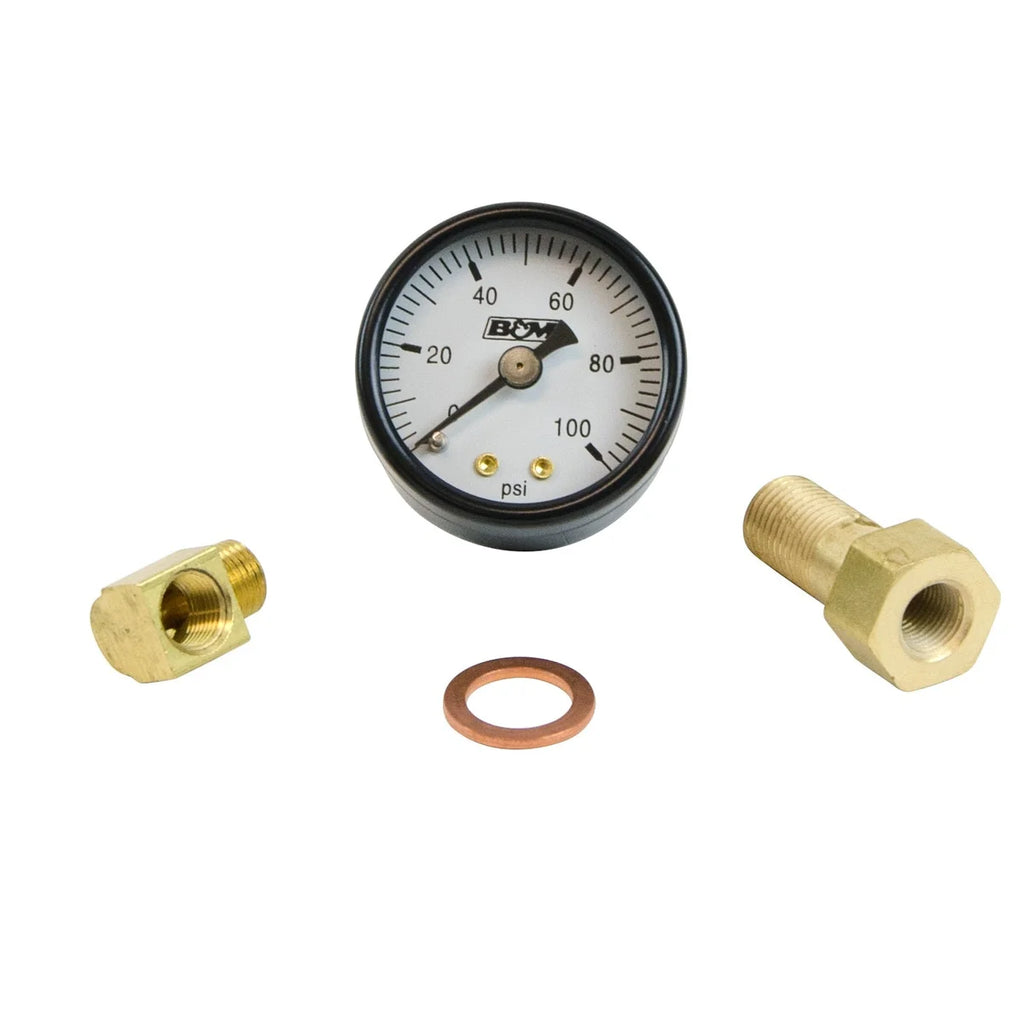 B&M B&M Fuel Pressure Gauge 46054 - Side View