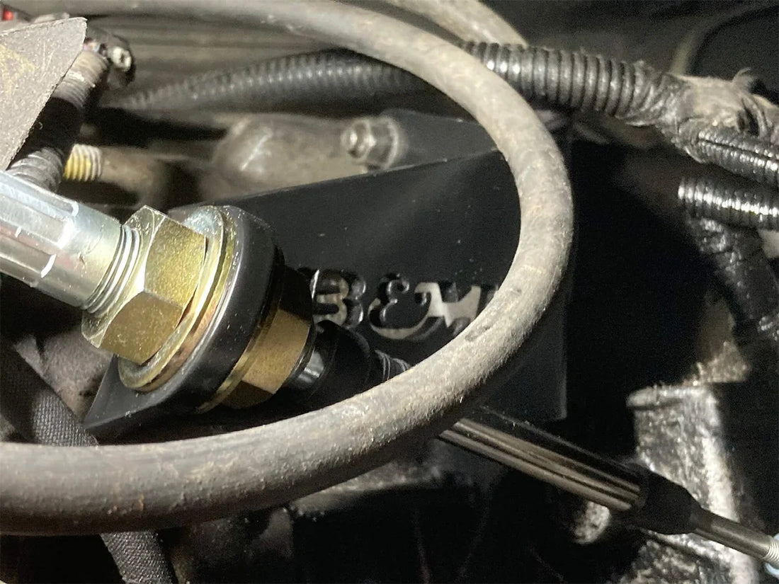 B&M B&M Heavy Duty Transfer Case Shift Cable Conversion Kit 81184 - Installation View