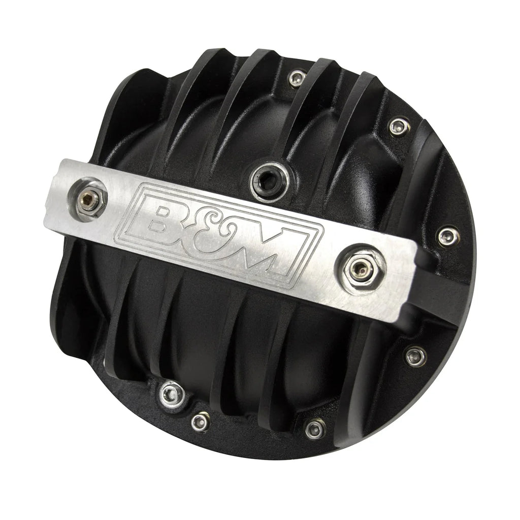 B&M B&M Hi-Tek Aluminum Differential Cover for 10-Bolt - Black fits 1969-1981 Chevrolet / Pontiac - Main Product View