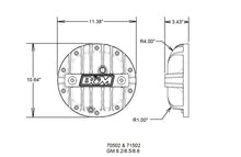 Load image into Gallery viewer, B&amp;M B&amp;M Hi-Tek Aluminum Differential Cover for 10-Bolt - Black fits 1969-1981 Chevrolet / Pontiac - Detail View