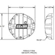 Load image into Gallery viewer, B&amp;M B&amp;M Hi-Tek Aluminum Differential Cover for 8.875-inch 12-bolt - Black fits 1964-1982 Chevrolet / GMC - Installation View