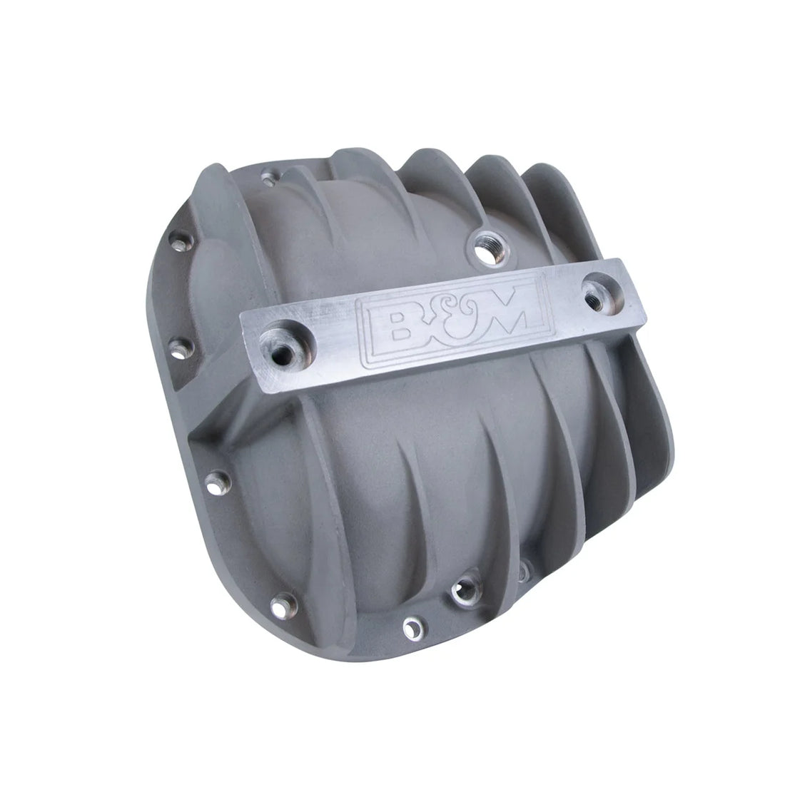 B&M B&M Hi-Tek Aluminum Differential Cover for 9.75-inch fits 2009-2024 Ford / Lincoln - Side View