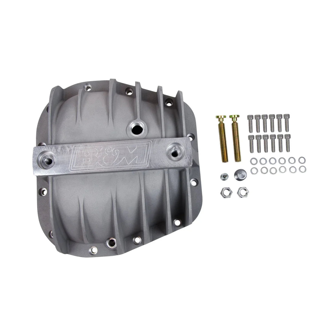 B&M B&M Hi-Tek Aluminum Differential Cover for 9.75-inch fits 2009-2024 Ford / Lincoln - Back View
