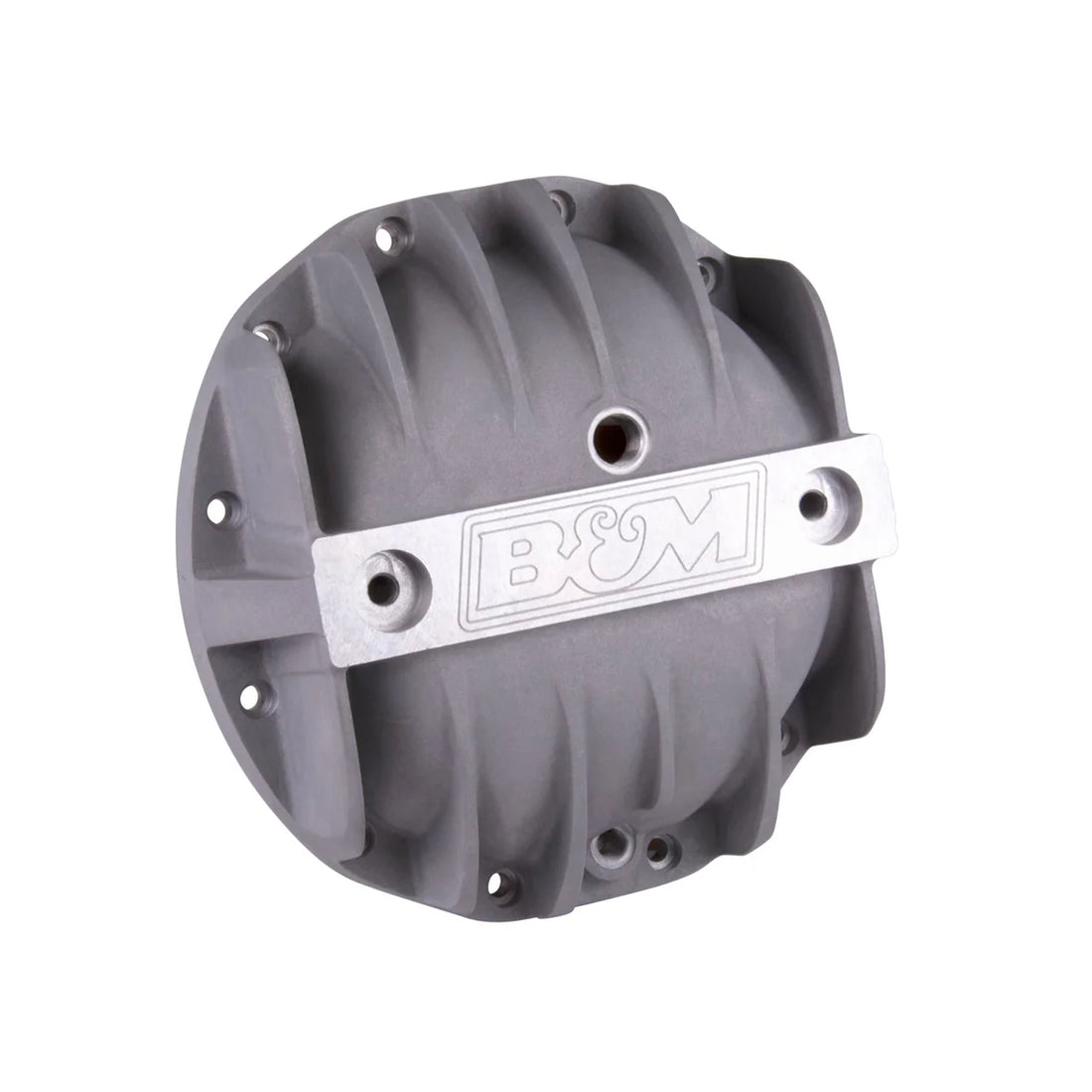 B&M B&M Hi-Tek Aluminum Differential Cover for GM 8.875-inch 12-bolt Car 70500 - Side View