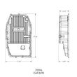 Load image into Gallery viewer, B&amp;M B&amp;M Hi-Tek Deep Transmission Pan - Aluminum - Back View