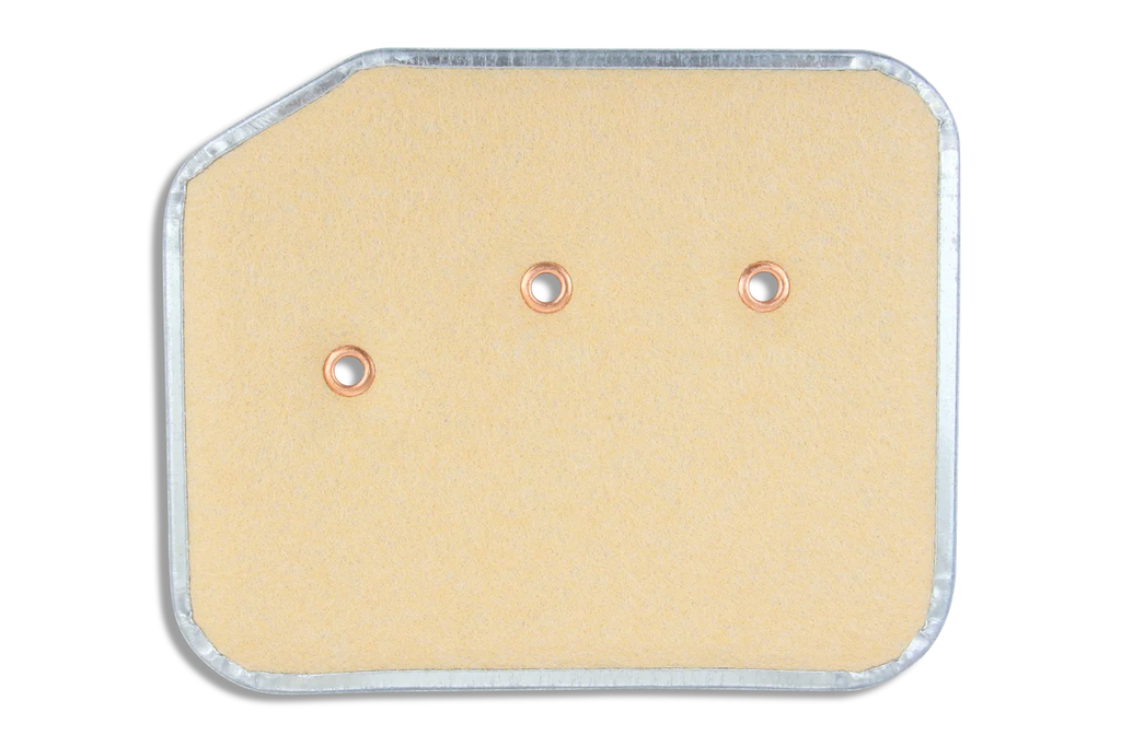 B&M B&M Hi-Tek Deep Transmission Pan - Aluminum fits 1968-1985 Buick / Cadillac / Chevrolet - Back View